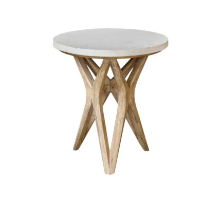 Limestone Top X Base Table